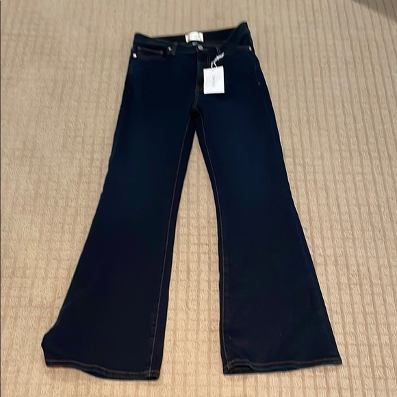 Frame Denim Le Easy Flare Wide Leg Jeans - Picture 1 of 4
